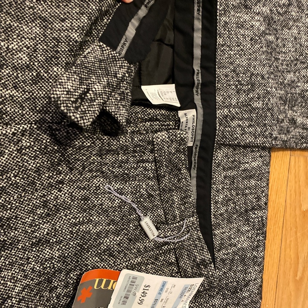 karl lagerfeld wide leg knit pants